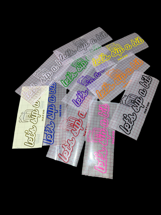 LETS SIP DECALS