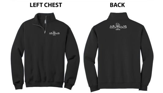 (NEW) BLACK QUARTER ZIP