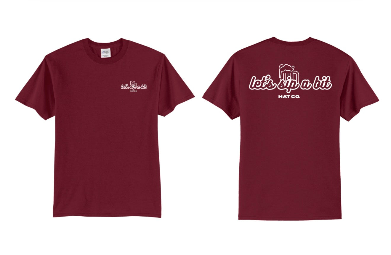 (NEW) BURGUNDY T-SHIRT