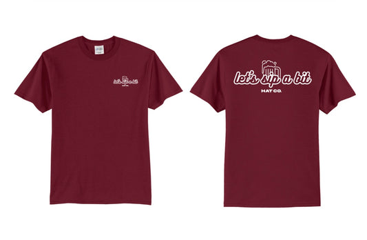 (NEW) BURGUNDY T-SHIRT