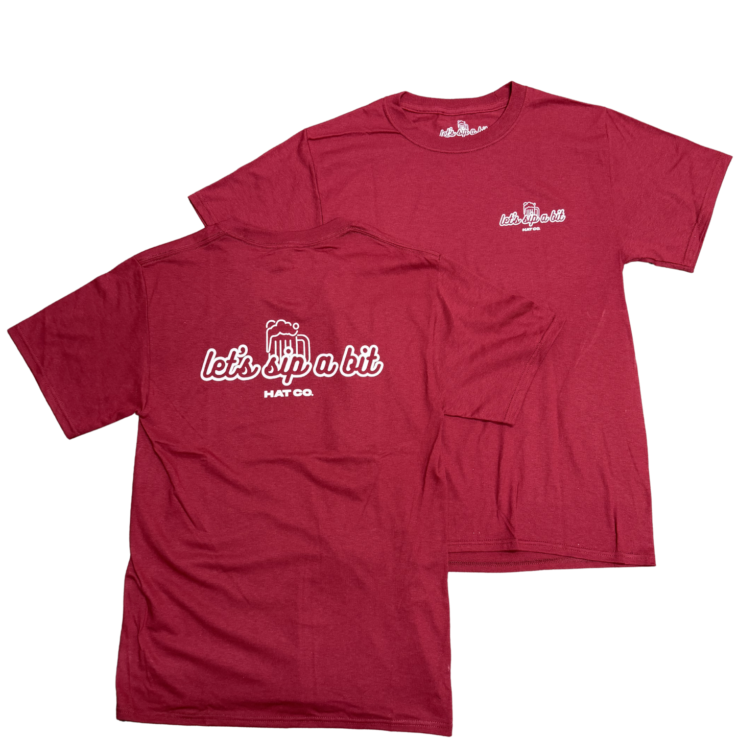 (NEW) BURGUNDY T-SHIRT