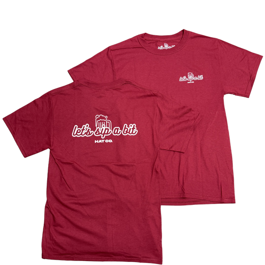 (NEW) BURGUNDY T-SHIRT